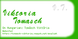viktoria tomasch business card